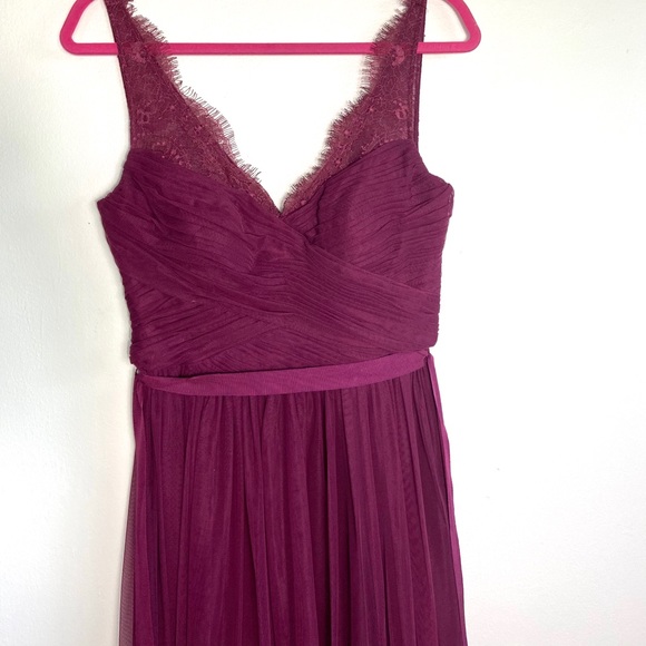 BHLDN Hitherto Fleur Black Cherry Dress Nouvelle - Picture 7 of 9